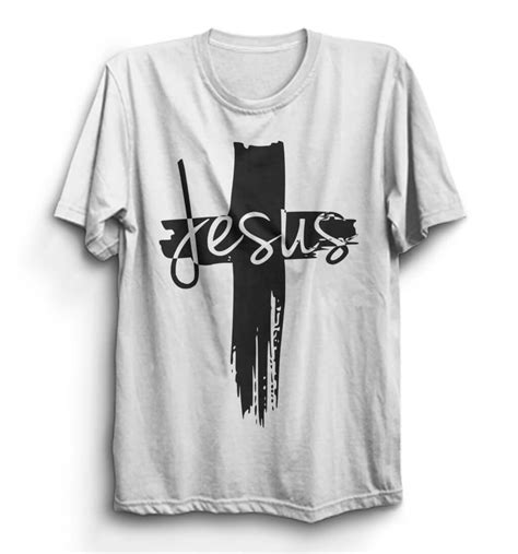 Camiseta Evangélica gospel estampa de Cruz Elo7