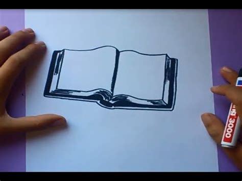 Como Dibujar Un Libro Paso A Paso How To Draw A Book Como Dibujar