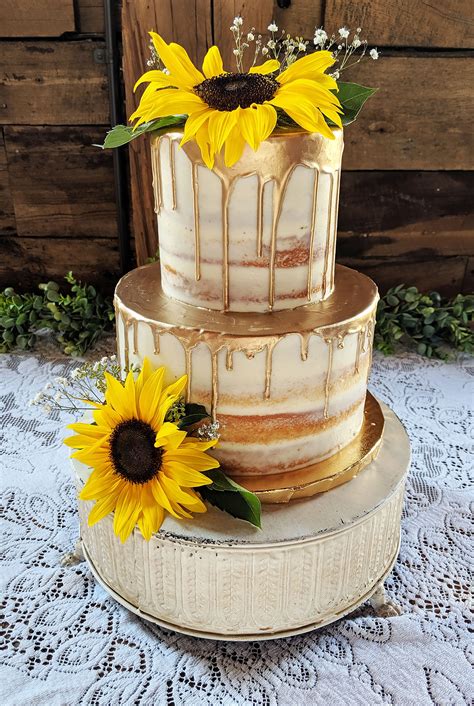 Sunflower Naked Cake Artofit