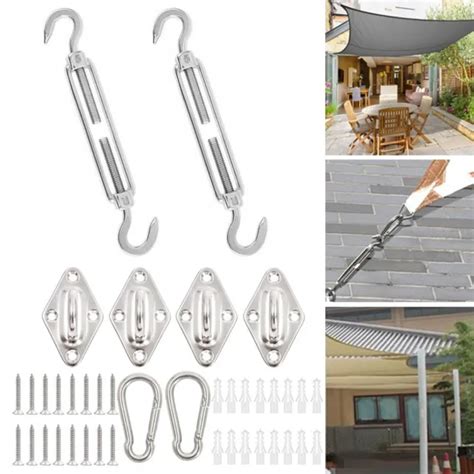 Kit De Fixation Auvent Parasol Voile Accessoires De Fixation En