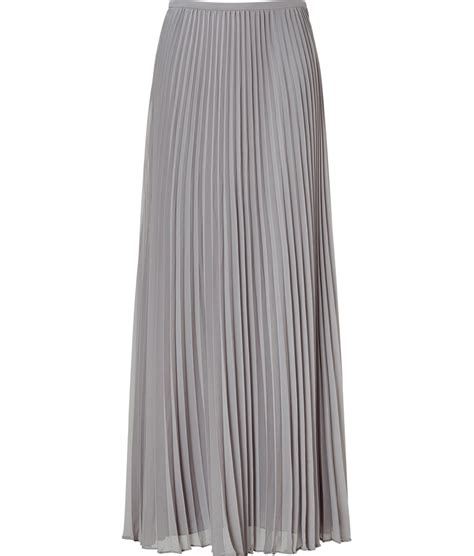 Long Pleated Skirts