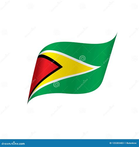 Bandera De Guyana Ejemplo Stock De Ilustraci N Ilustraci N De