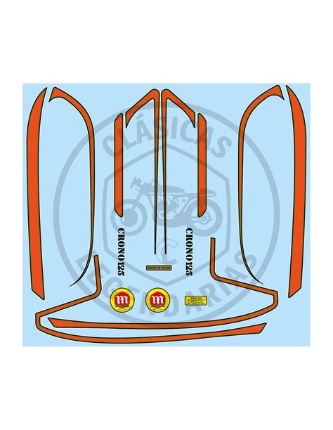 Adhesive Anagrams Montesa Crono Second Series Ref