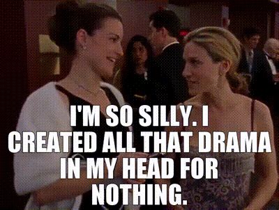 Yarn I M So Silly I Created All That Drama In My Head For Nothing Sex And The City