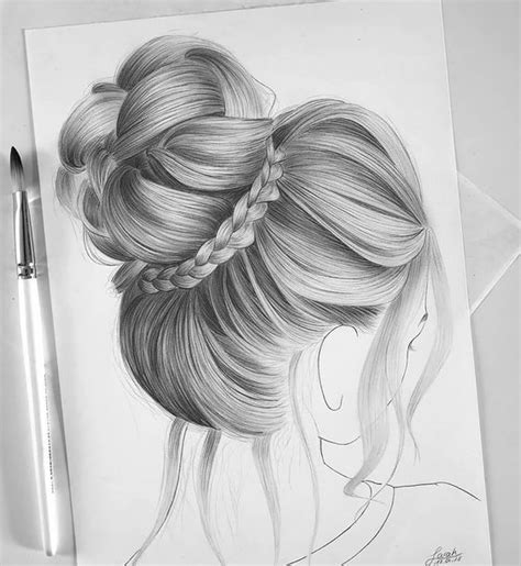 Top Id Es De Dessins De Cheveux