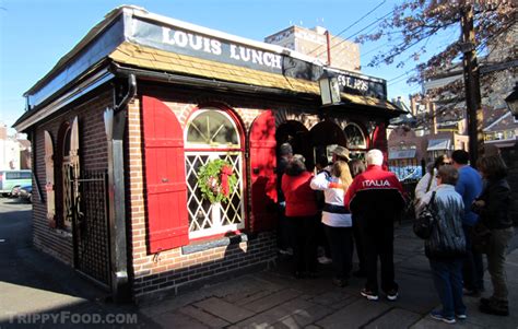 Louis Lunch New Haven Ct Trippy Food