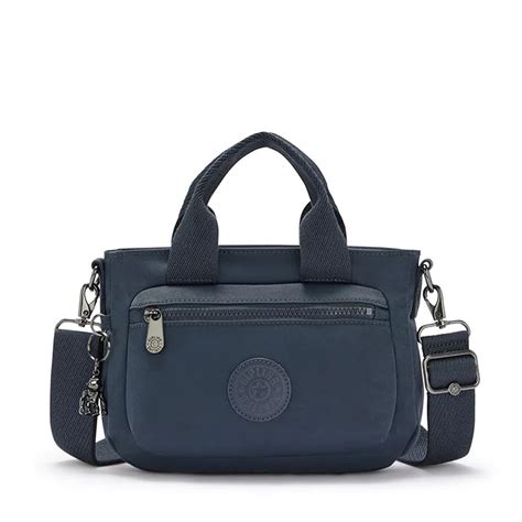 Bolsa de Mão Kipling Miho Mini Grey Slate T Azul Marinho Viajante Moderno