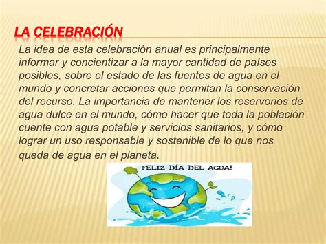 Dia Del Agua En Mi Colegio Alfonso Lop Z Ppt