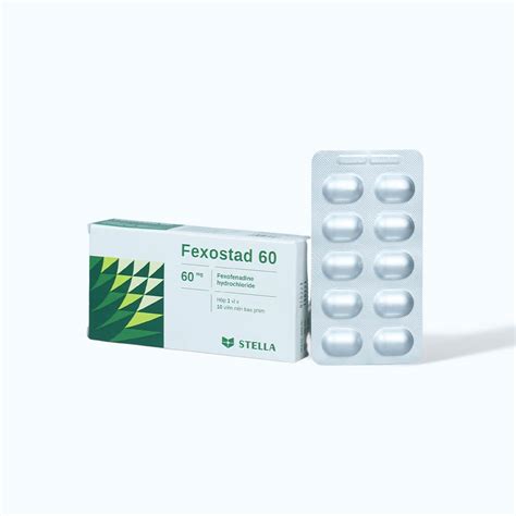 Viên Nén Bao Phim Fexostad Stella 60mg Trị Viêm Mũi Dị ứng Mày đay 1