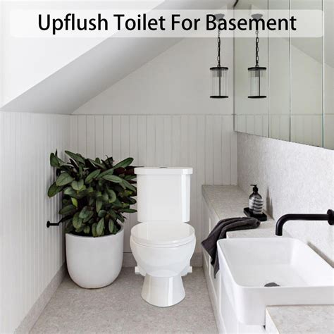 SUPERFLO Macerating Toilet with Waste Disposal and Upflush Toilet System & Reviews | Wayfair