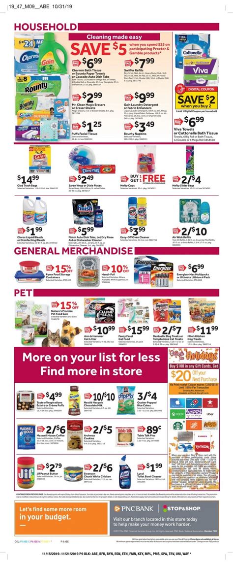 Stop And Shop Weekly Circular Nov 15 Nov 21 2019