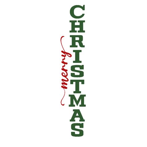 Merry Christmas Porch Sign Svg Cutting For Business