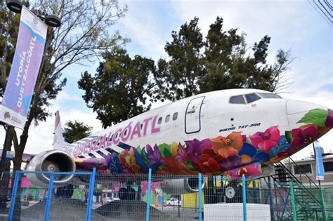 Inauguran Utopía Quetzalcóatl cuenta con avión biblioteca Almomento