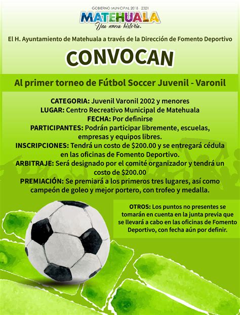 Fomento Deportivo Lanza Convocatoria Sistema Municipal Dif Matehuala