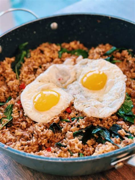 Spicy Thai Basil Fried Rice Fiery Flavors Made Simple In 20 Minutes