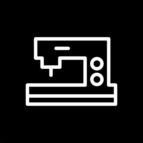 Sewing Machine Vector Icon Design 20607827 Vector Art At Vecteezy