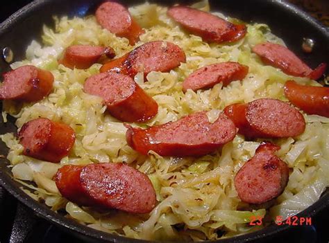 Cabbage And Sausage Just A Pinch Recipes