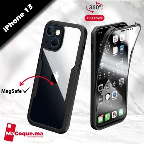 Coque iPhone 13 normal Protection Complète 360 MagSafe Antichoc