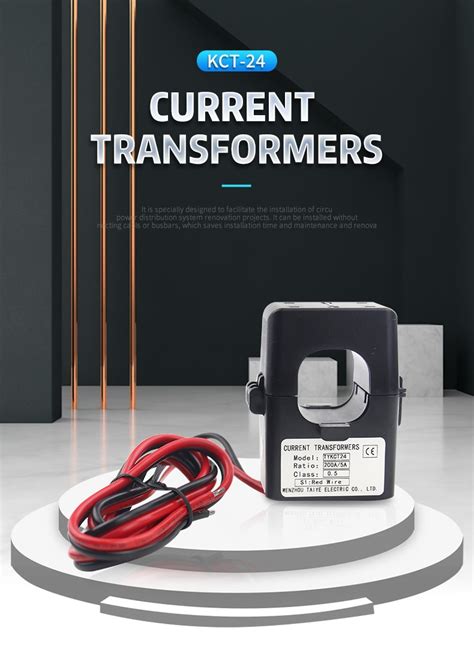 Split Core Current Transformer Clamp Ct Sensor Kct Current Sensor