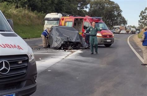 V Tima Morre Em Acidente Na Br Em Palmeira