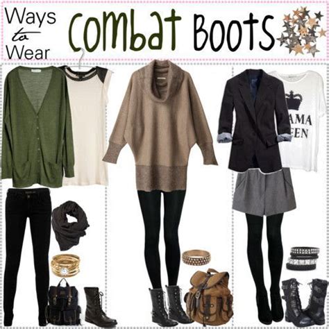 3 Ways To Wear Combat Boots Winter Jeans Fall Winter Outfits Autumn