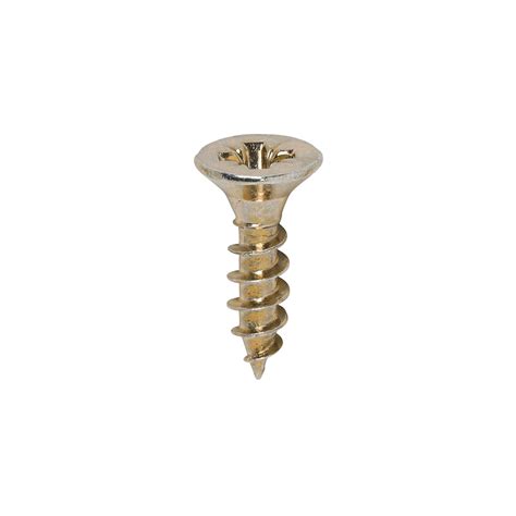 Timco Classic Multi Purpose Screws Pz Double Countersunk Yellow