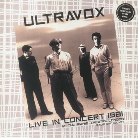 Buy Ultravox Live In Concert 1981 At The Paris Theatre London Vinyl