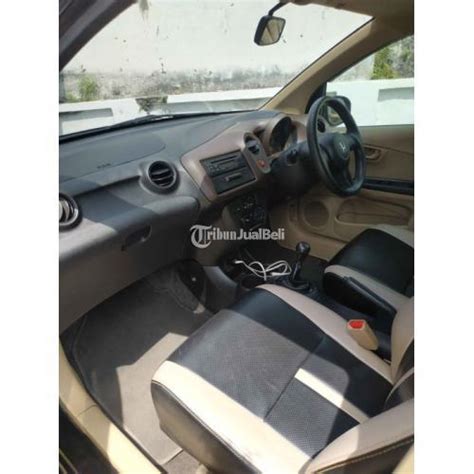 Mobil Honda Brio 2015 Hitam Seken Pajak Panjang Mesin Kering Di Tegal