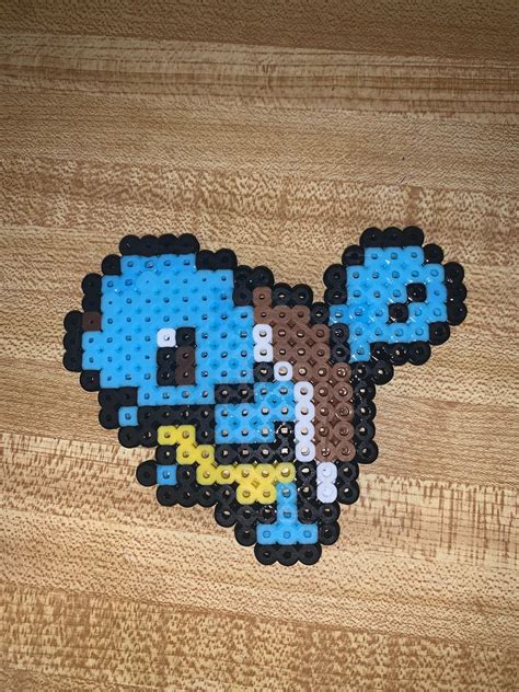 Squirtle perler bead | Etsy