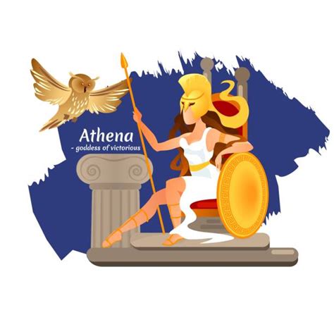 Athena Greek Goddess Illustrations, Royalty-Free Vector Graphics & Clip ...