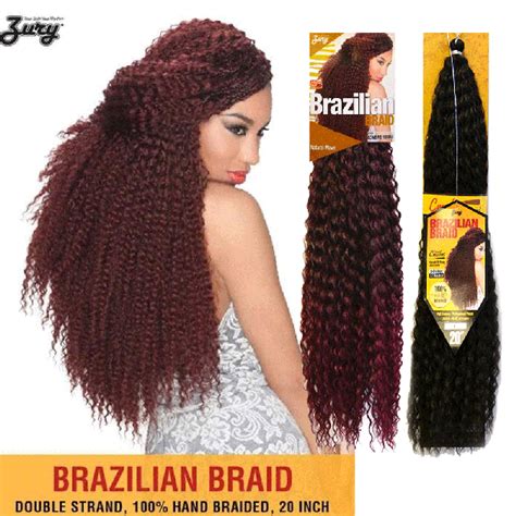 Zury Brazilian braid double strand crochet braid 20” | In the City Beauty