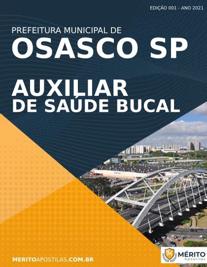 Apostila Auxiliar de Saúde Bucal Concurso Pref Osasco SP 2021 Mérito