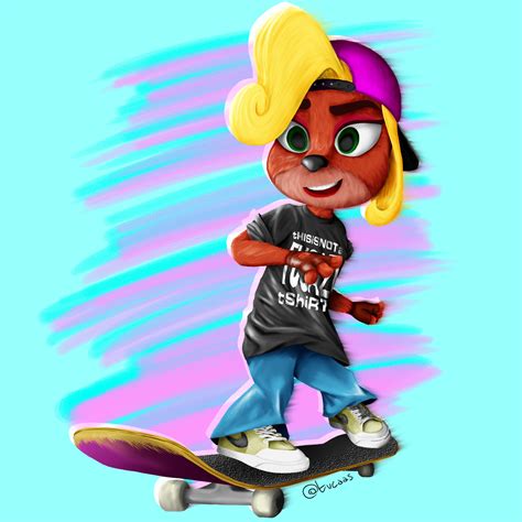 Artstation Crash Bandicoots Pro Skater Coco Bandicoot