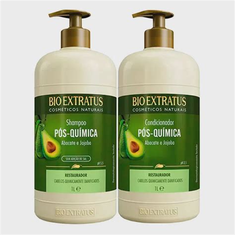 Kit Shampoo E Condicionador Bio Extratus P S Qu Mica Abacate L No Shoptime