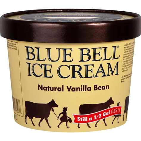 Blue Bell Natural Vanilla Bean Ice Cream Shop Ice Cream At H E B