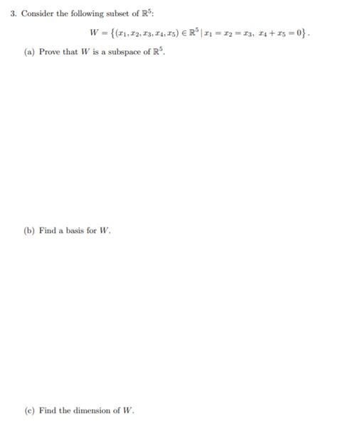 Solved 3 Consider The Following Subset Of RS W 11 12 Chegg