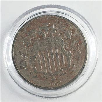 1868 Shield Nickel Nice Details Property Room