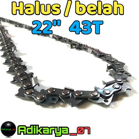 Jual Rante Rantai Chainsaw 22 Inch 43 Mata 5200 5800 Gergaji Kayu HALUS