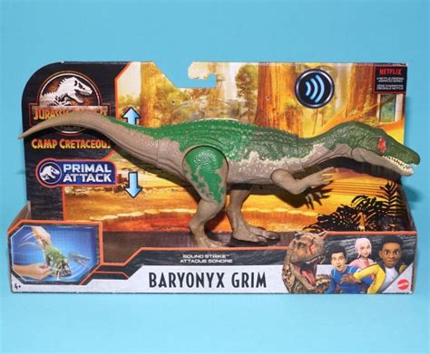 Jurassic World Primal Attack Baryonyx Grim Boxed Open Box 2020 Mattel Boonsart Shop