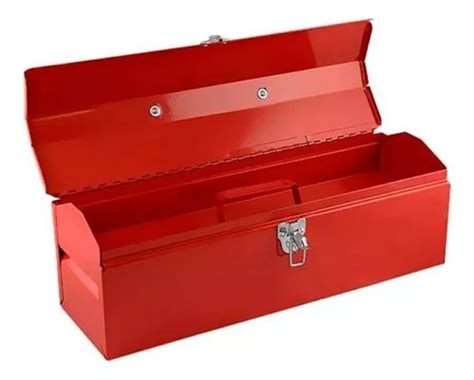 Caja Herramientas Metálica 19 Pulgadas 48x15x16 Cm Color Rojo