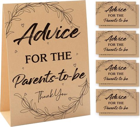 Amazon Advice Kraft Sign Kraft Advice Cards Set Gender