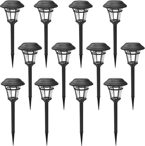 Maggift Pack Solar Pathway Lights Outdoor Solar Garden Lights For