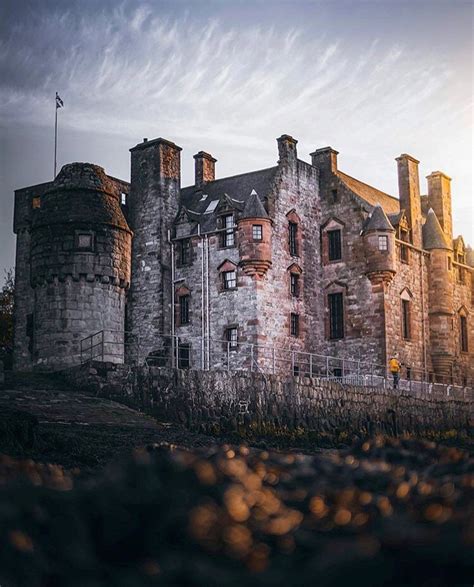 Castles of Scotland on Instagram: “The land in which Newark Castle now ...