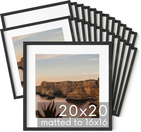 Haus And Hues Set Of 25 20x20 Picture Frame 20x20 Frame Square