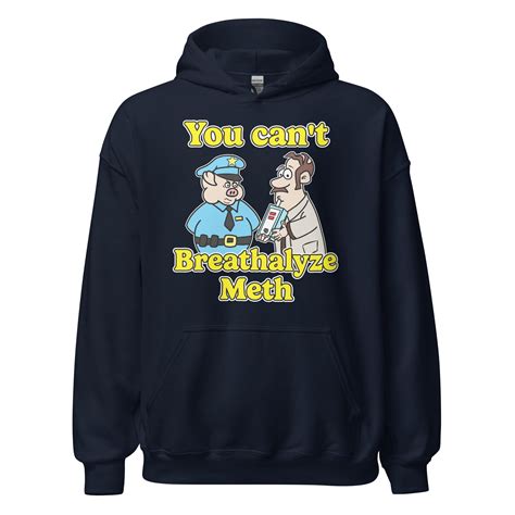 breathalyze meth hoodie funny sweatshirt happy fish water