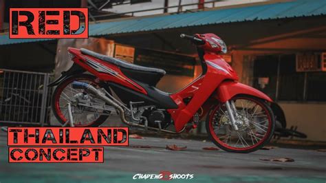 Honda Wave 100 Red Setup