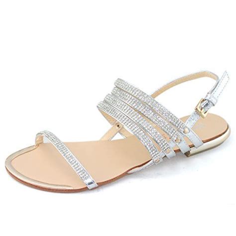 Rhinestone Gladiator Sandals