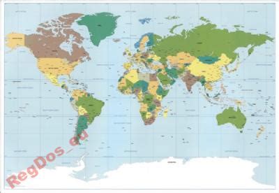 Tapeta Fototapeta MAPA SWIATA WORLD MAP W Wa 2959868184