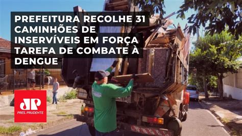 Prefeitura recolhe 31 caminhões de inservíveis em Força Tarefa de