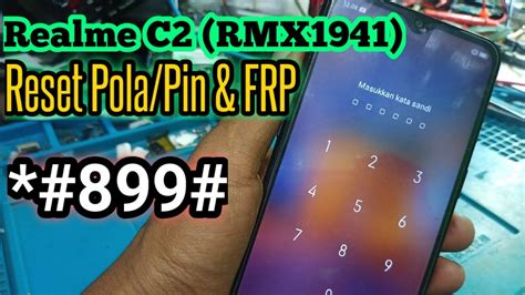 Realme C Rmx Reset Pin Pola Dan Frp Youtube